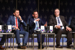 Zdjęcia z debaty na temat regionów górniczych podczas  Europejskiego Kongresu Gospodarczego /fot. A. Karendał/