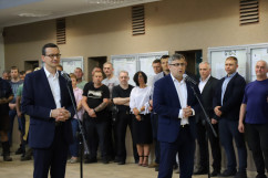 Wizyta premiera Mateusza Morawieckiego w Bytomiu /fot. A. Księżnik/