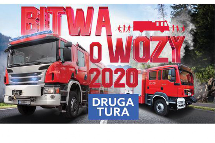 Bitwa o wozy druga tura - grafika MSWiA