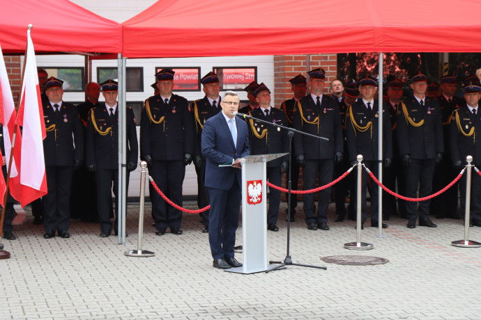 Strażacy podczas obchodów Dnia Strażaka