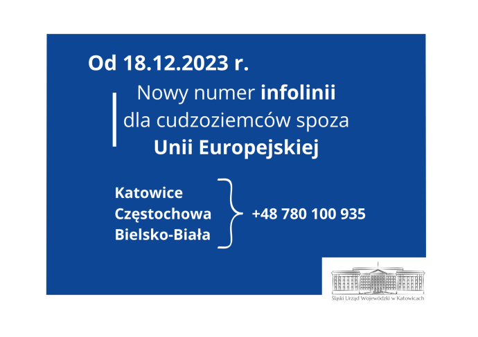 Nowy numer infolinii dla cudzoziemców spoza Unii Europejskiej