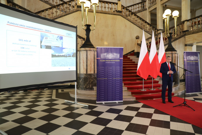 Briefing dot. Funduszu Dróg Samorządowych /fot. A. Księżnik/
