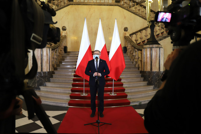 Briefing prasowy Wojewody Śląskiego /fot. A. Księżnik/
