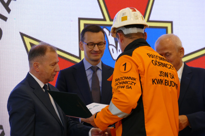 Nagrodzono najlepszych ratowników górniczych/fot. I. Matuszewska
