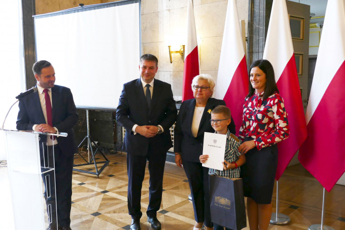 Uroczystość wręczenia nagród w konkursie  „I ♥ family” /fot. B. Szwedowski/