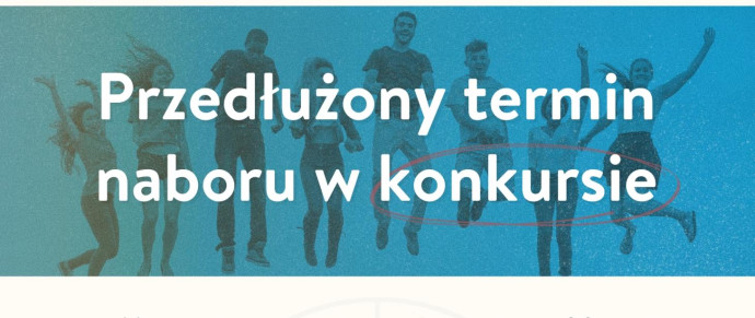 Grafika dot. przedłużenia terminu konkursu/mat. Komitetu ds. Pożytku Publicznego