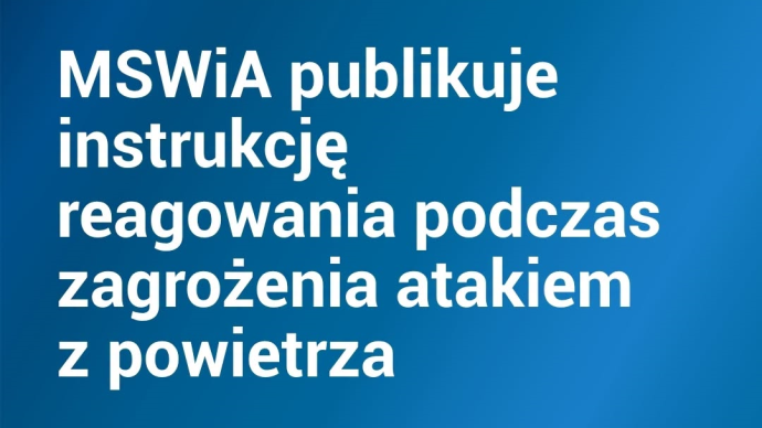 instrukcja reagowania podczas zagrożenia atakiem z powietrza