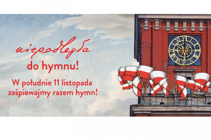 Niepodległa do Hymnu - grafika Biuro Programu 