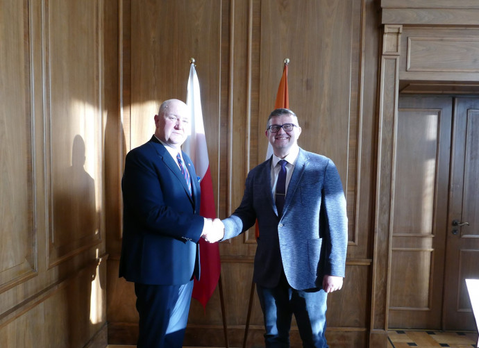 Wizyta Ambasadora Łotwy w ŚUW /fot. B. Szwedowski/