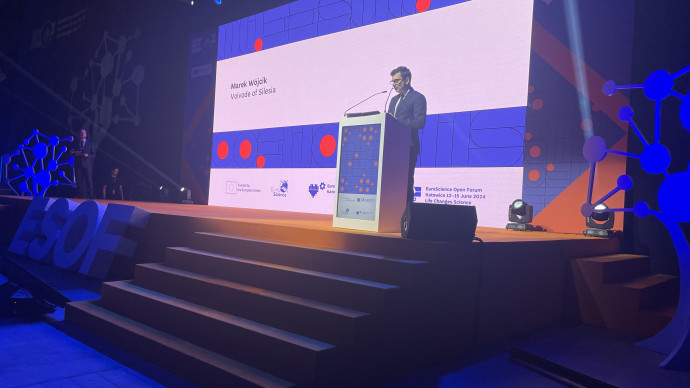 Wojewoda Śląski podczas ESOF 2024 / Fot. ŚUW